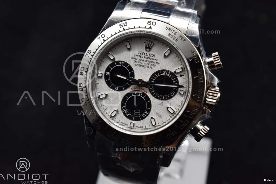 Daytona SA4130 V2 Bracelet Edition 1:1 on Dial Meteorite Best QF SS 116509 0503